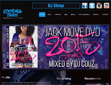 Tablet Screenshot of dj-couz.com
